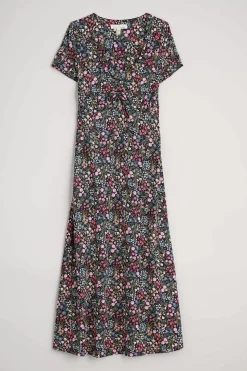 Seasalt Cornwall Dresses<Secret Cove Empire Line Midi Dress Campion Field Maritime