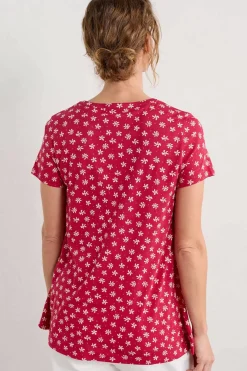Seasalt Cornwall Tops<Short-Sleeved Risso Top Seadance Ditsy Rudder