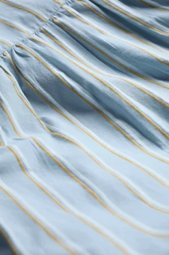 Seasalt Cornwall Tops<Spiral Flight Striped Shirt (Gots) Cornflower Blue Fog