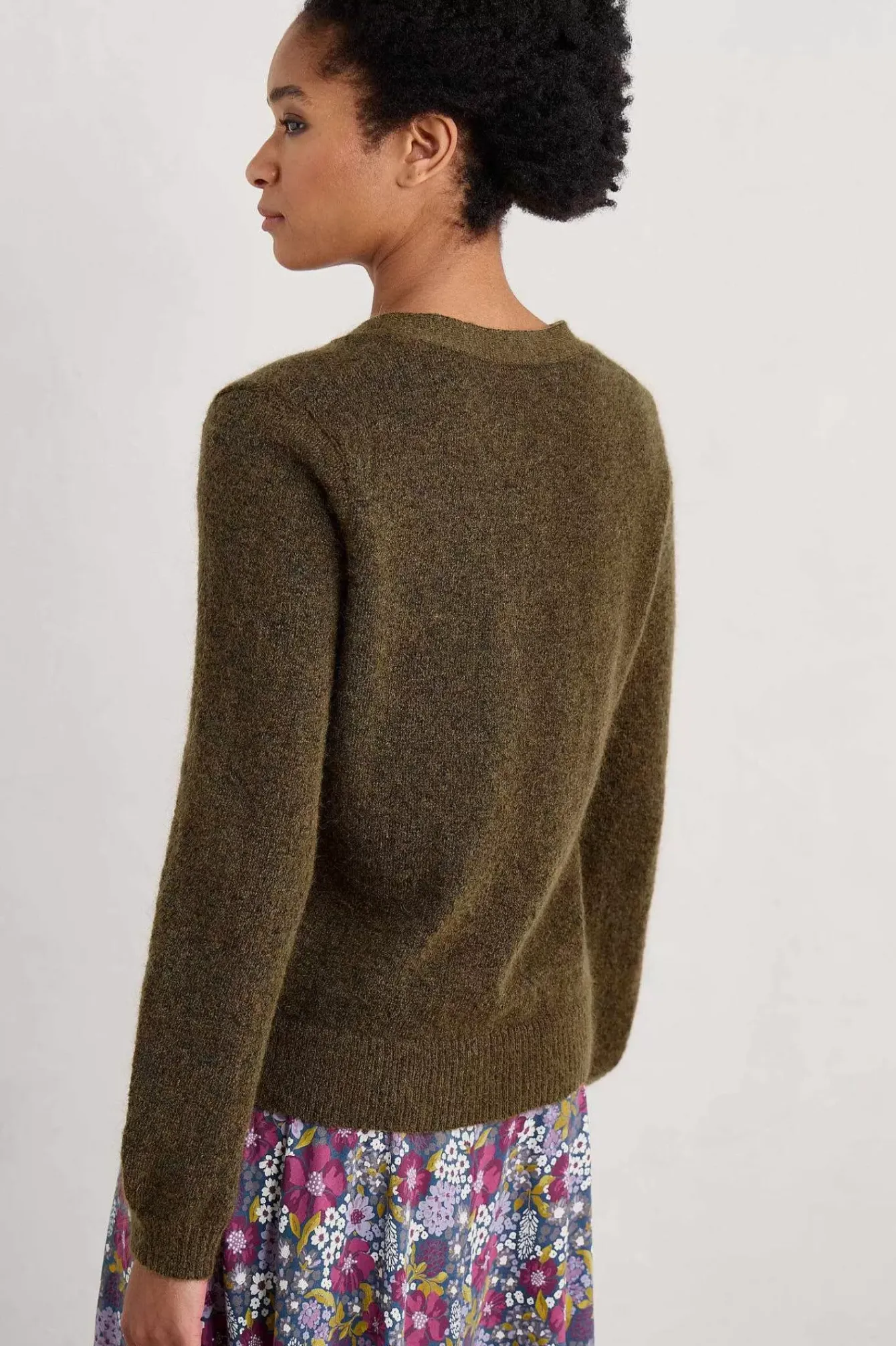 Seasalt Cornwall Knitwear<Taffle V-Neck Cardigan Laurel