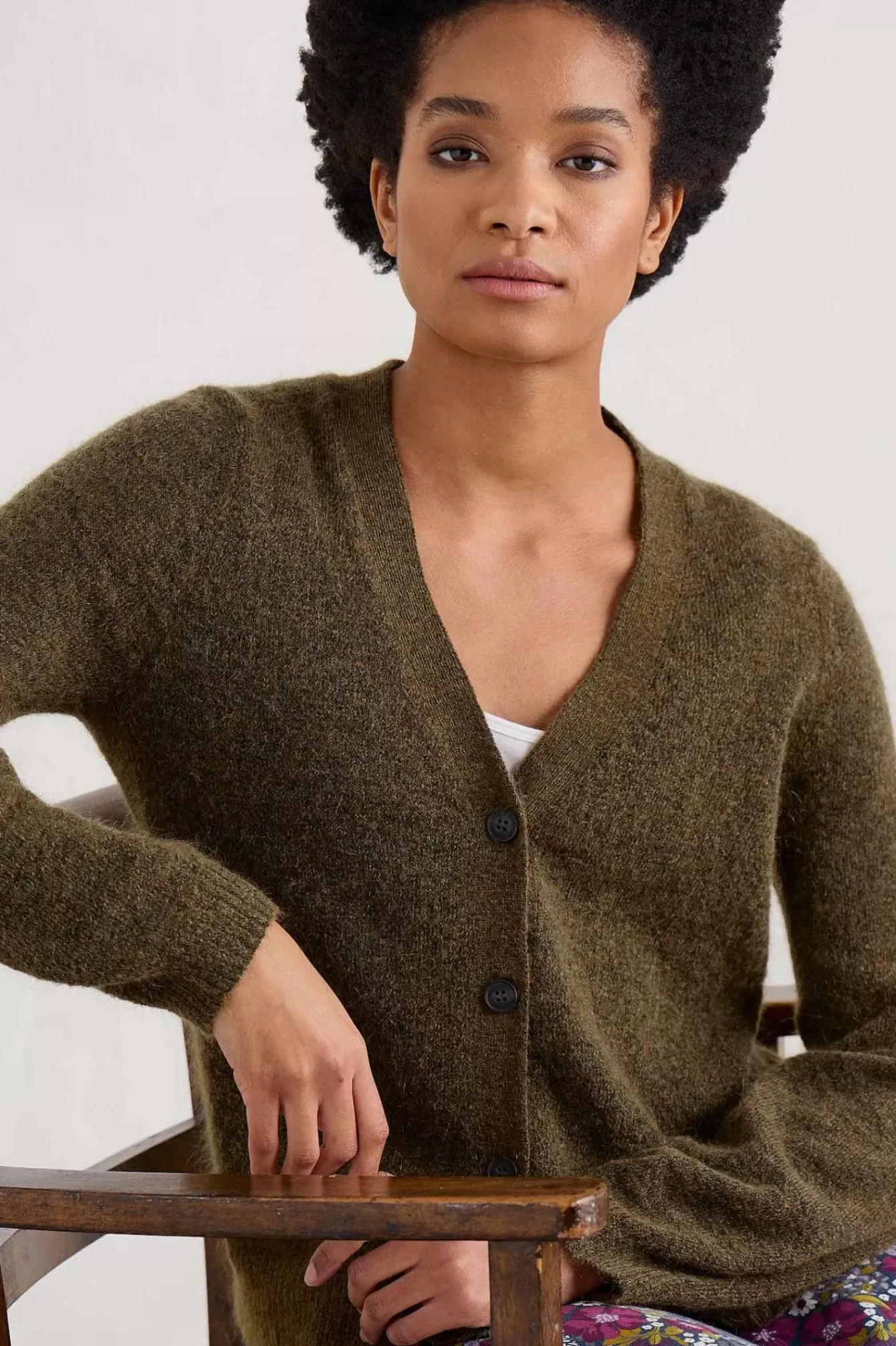 Seasalt Cornwall Knitwear<Taffle V-Neck Cardigan Laurel