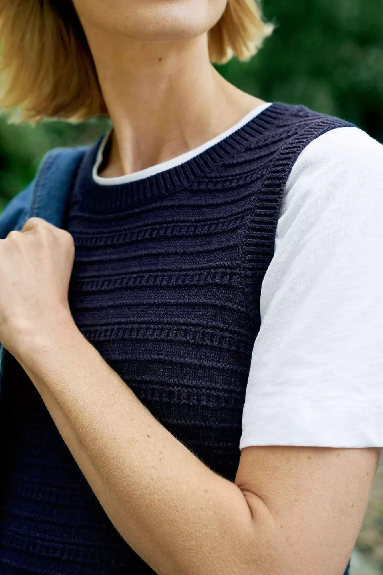 Seasalt Cornwall Knitwear<Tepel Knitted Vest Maritime