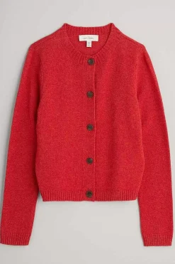 Seasalt Cornwall Knitwear<Tern Tide Cardigan Tomato