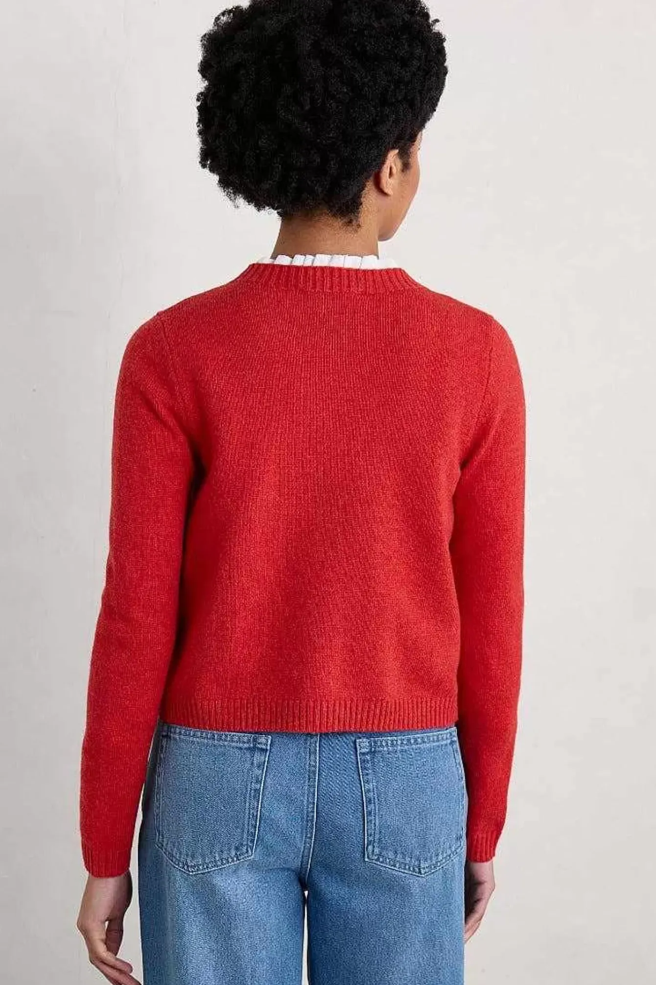 Seasalt Cornwall Knitwear<Tern Tide Cardigan Tomato