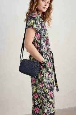 Seasalt Cornwall Trousers & Shorts<Treen Cove Linen Jumpsuit Painterly Field Maritime