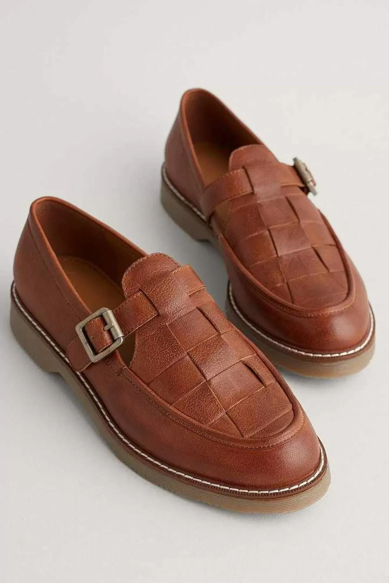 Seasalt Cornwall Shoes<Tresmeer Leather Shoes Rich Tan