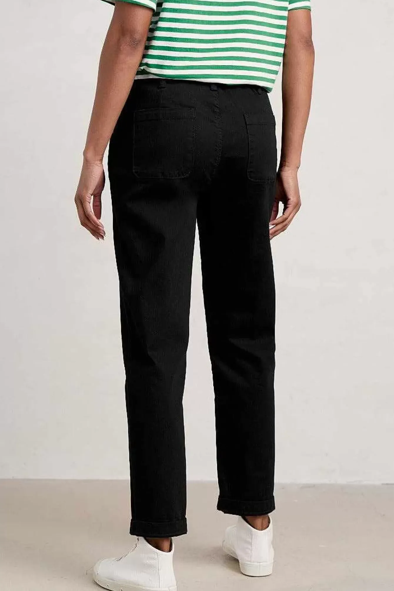 Seasalt Cornwall Trousers & Shorts<Waterdance Trousers Black