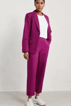 Seasalt Cornwall Trousers & Shorts<Westlin Straight Leg Suit Trousers Cassis