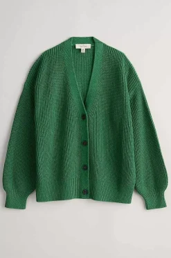 Seasalt Cornwall Knitwear<Winding Creek Organic Cotton Knit Cardigan Island