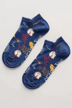 Seasalt Cornwall Socks & Tights<Women's Arty Trainer Socks Reed Whistle Aran