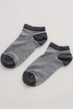 Seasalt Cornwall Socks & Tights<Women's Everyday Trainer Socks Spot Stripe Dusk